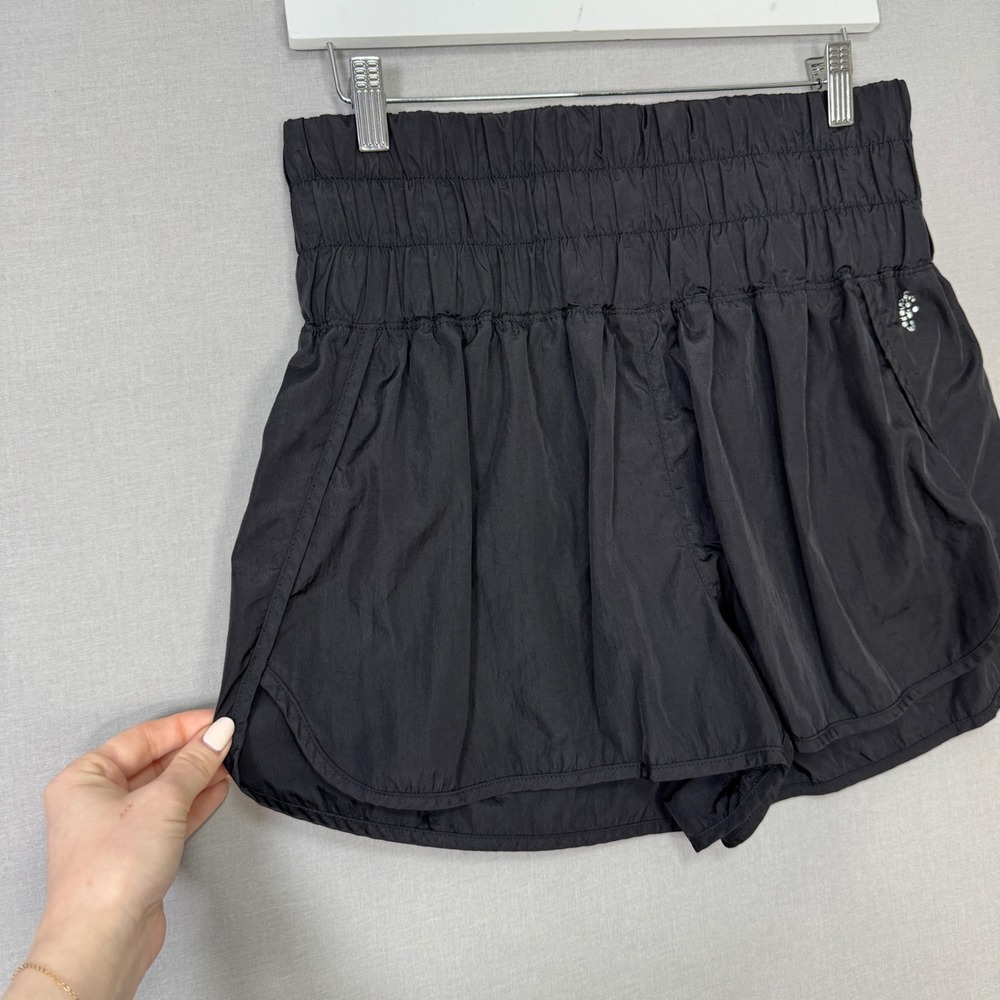 Free People Movement The Way Home Shorts Womens XL Black Gorpcore Athletic Run - Picture 3 of 13